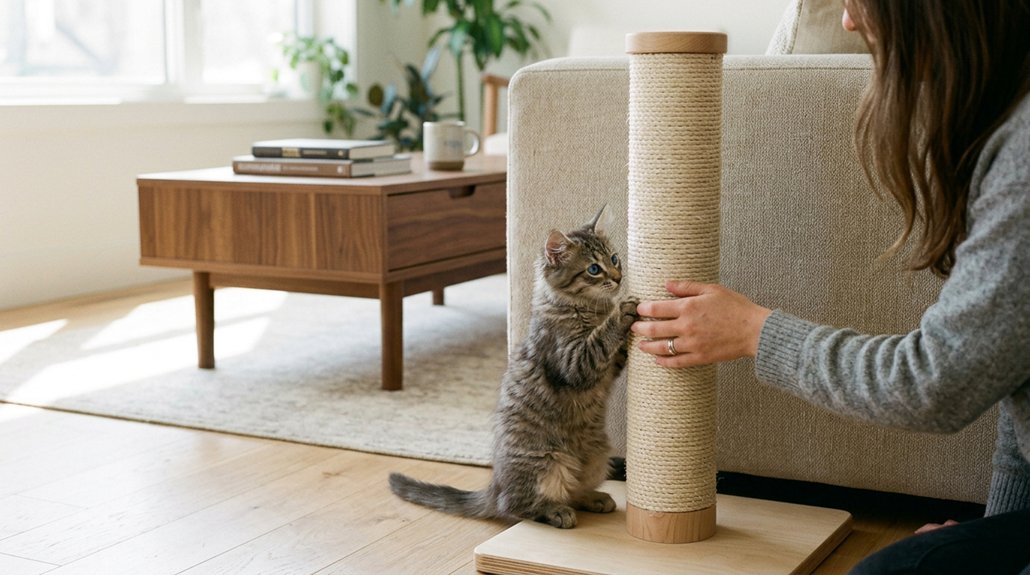 How to Train a Kitten Not to Scratch Furniture