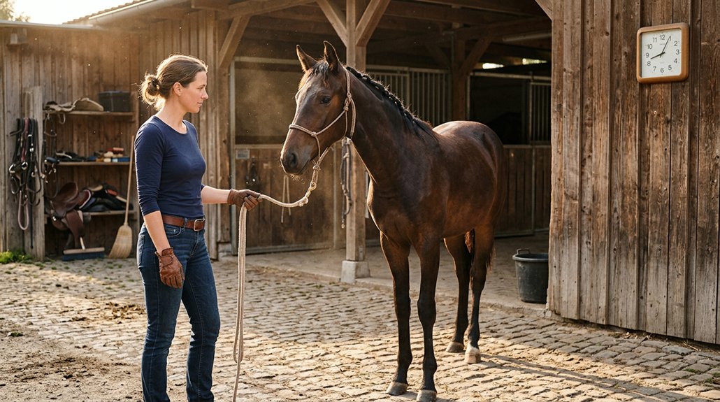 training duration for horses