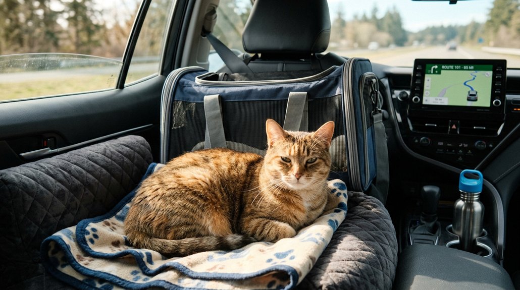 traveling safely with cats