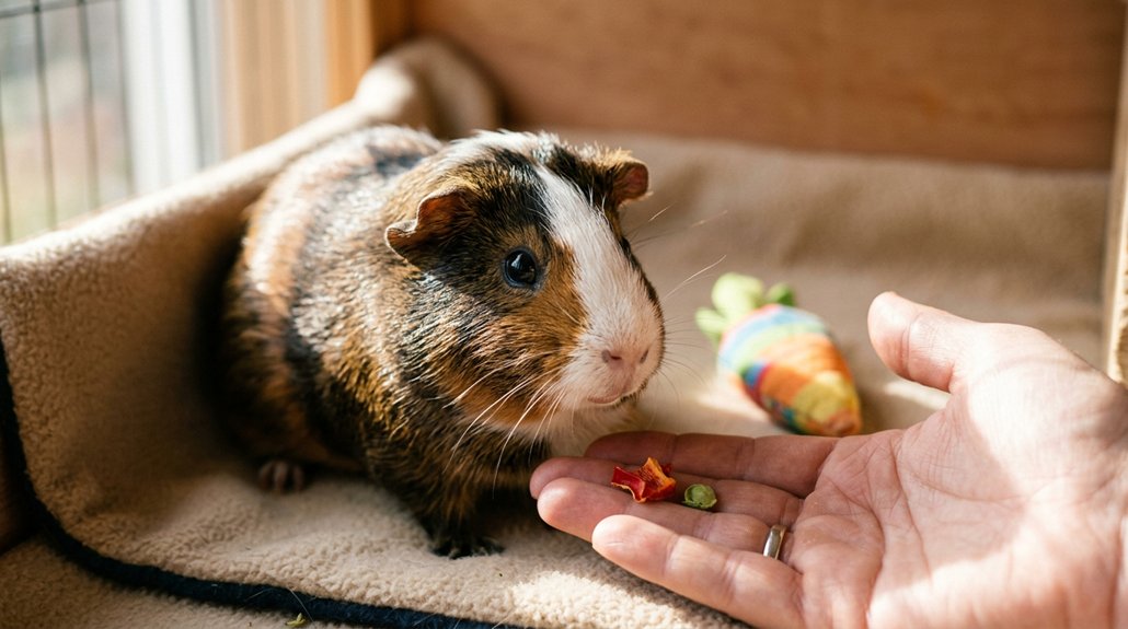 treats and toys build trust