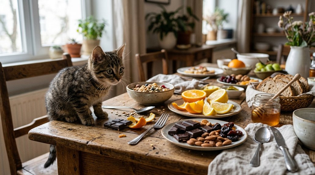unsafe foods for kittens