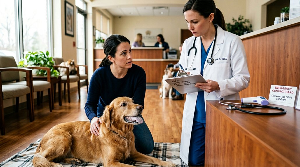 urgent veterinary attention needed