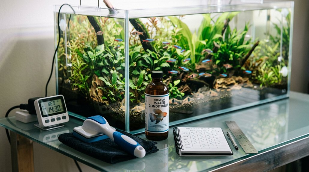 beginner freshwater tank maintenance schedule