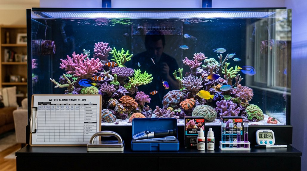 Saltwater Tank Maintenance Schedule for Beginners