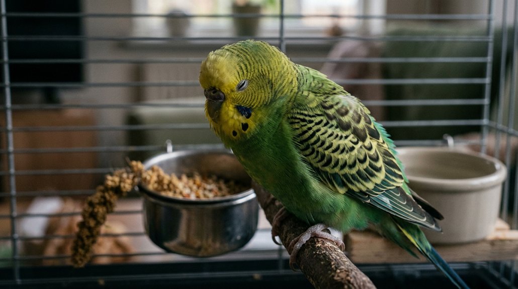 bird refusing food causes