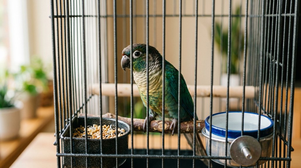 cage size diet care