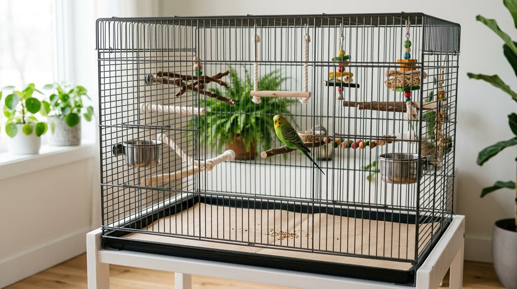 cage width based on wingspan