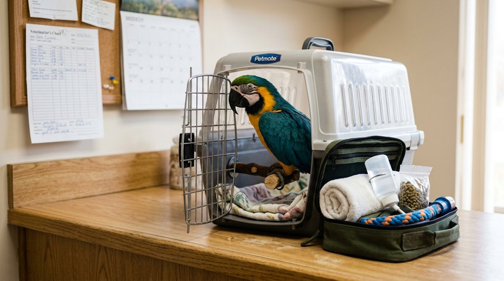 carrier training and acclimation