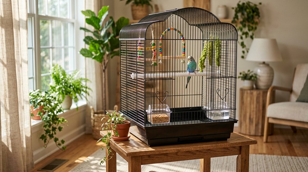 choose appropriately sized stainless cage