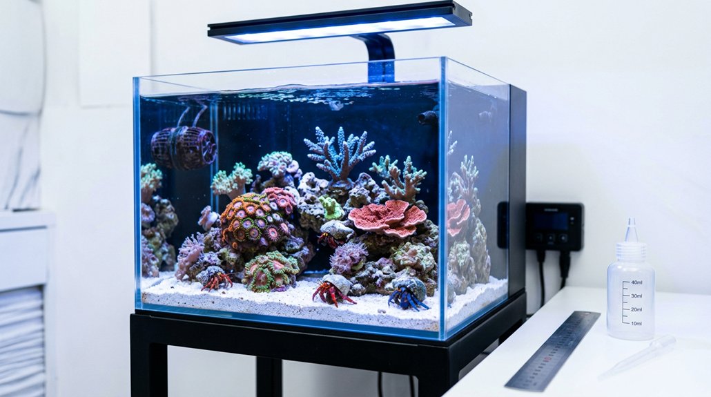 choose larger stable reef tank