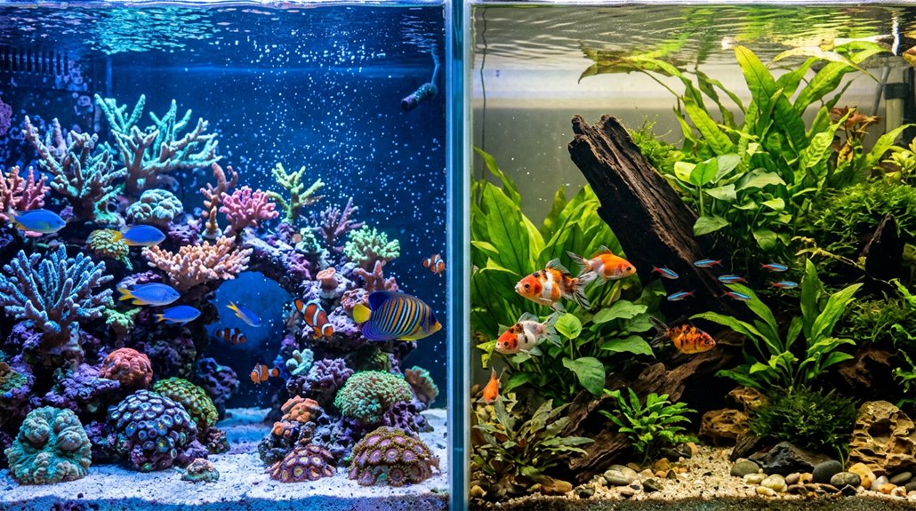 choosing saltwater vs freshwater