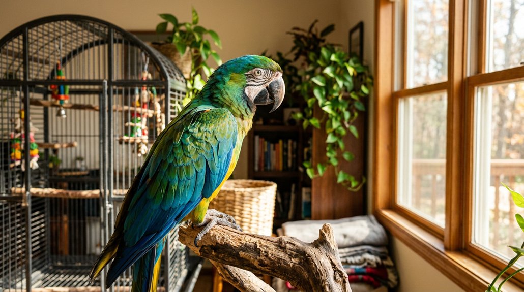 companionable yet demanding feathered pets
