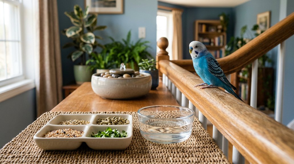 consistent predictable daily bird routine