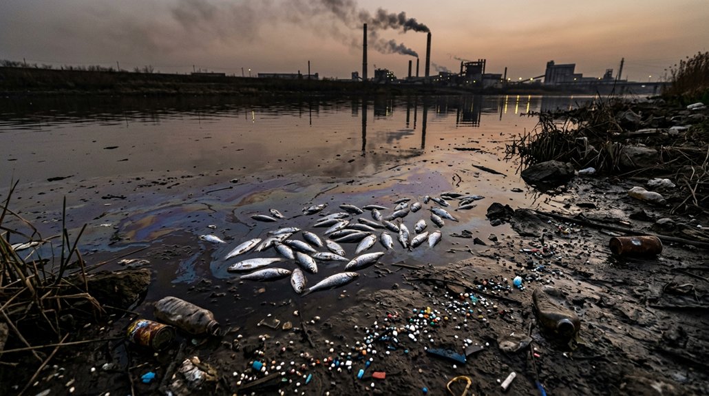 contaminant driven acute fish kills