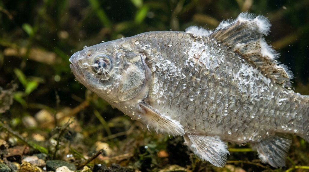 cottony patches on fish