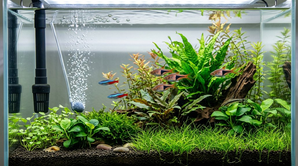 cycle test water change stock slowly