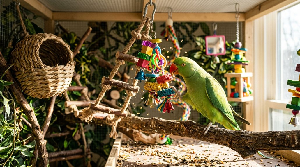 daily supervised out of cage enrichment