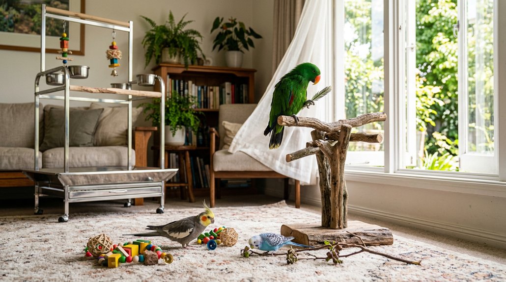 daily supervised out of cage time