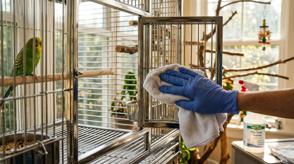 How to Clean a Bird Cage the Right Way