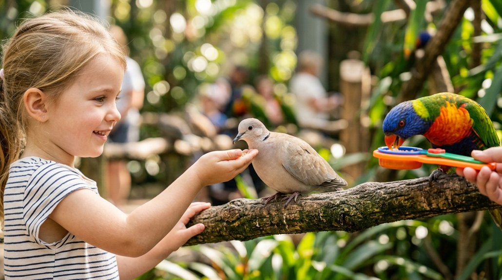 doves and lorikeets care