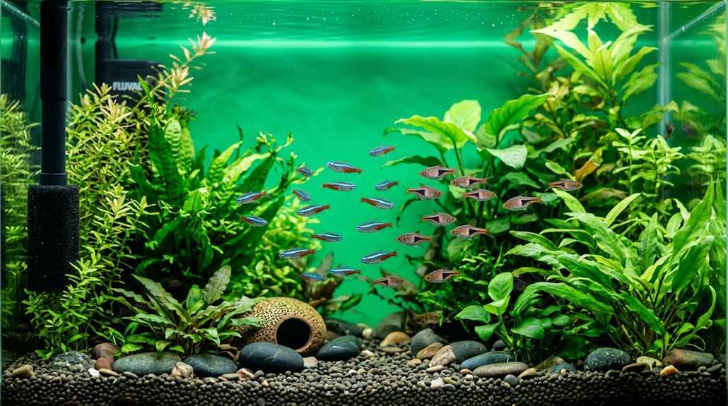 eliminate algae causing greenwater