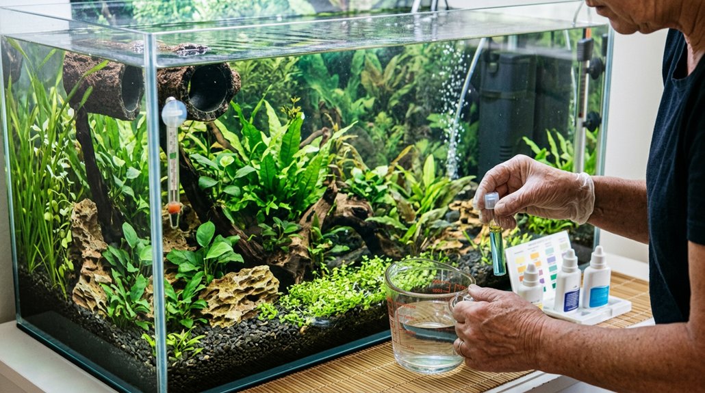 ensure fully cycled stable water