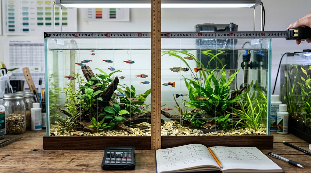 fish capacity per tank size