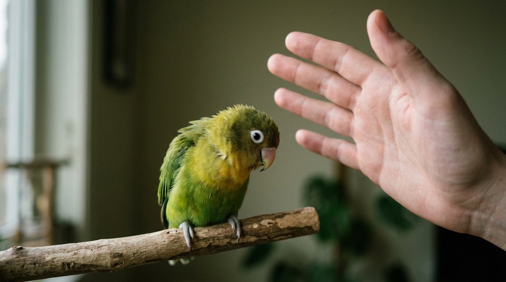 forced handling induces fear