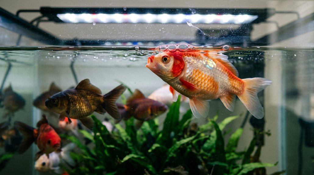 gasping fish indicate oxygenationfailure