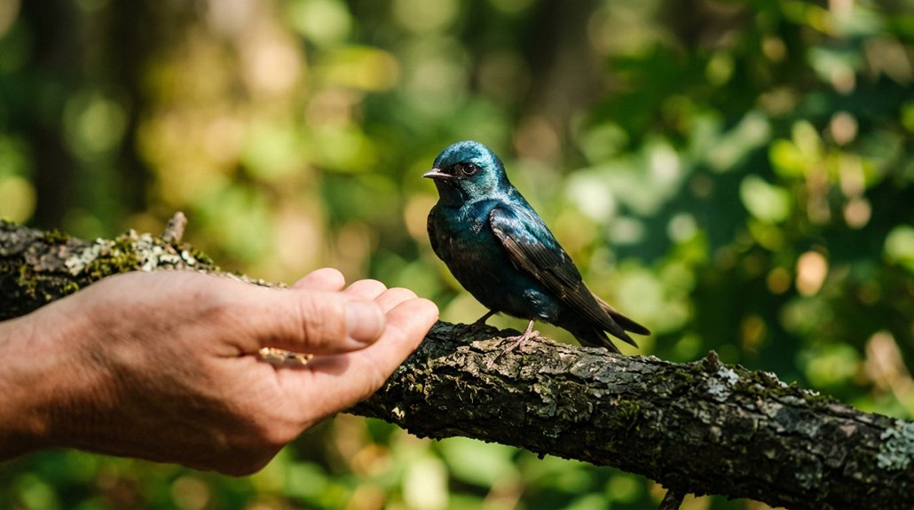 How to Tame a Bird and Build Trust
