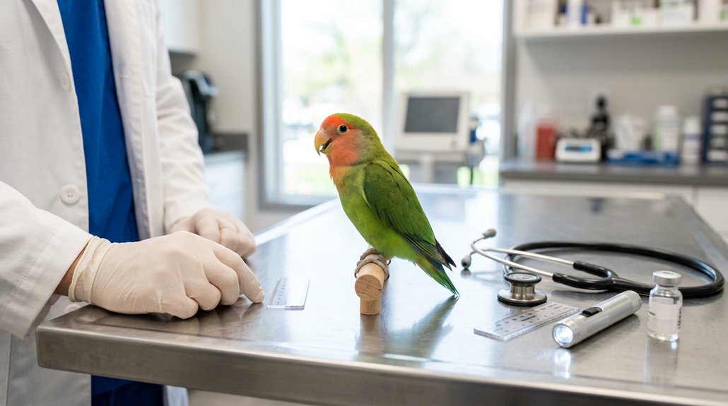 head to claw preventive bird exam