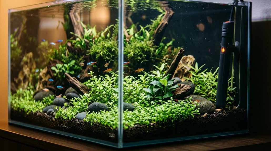 heater depends on fish