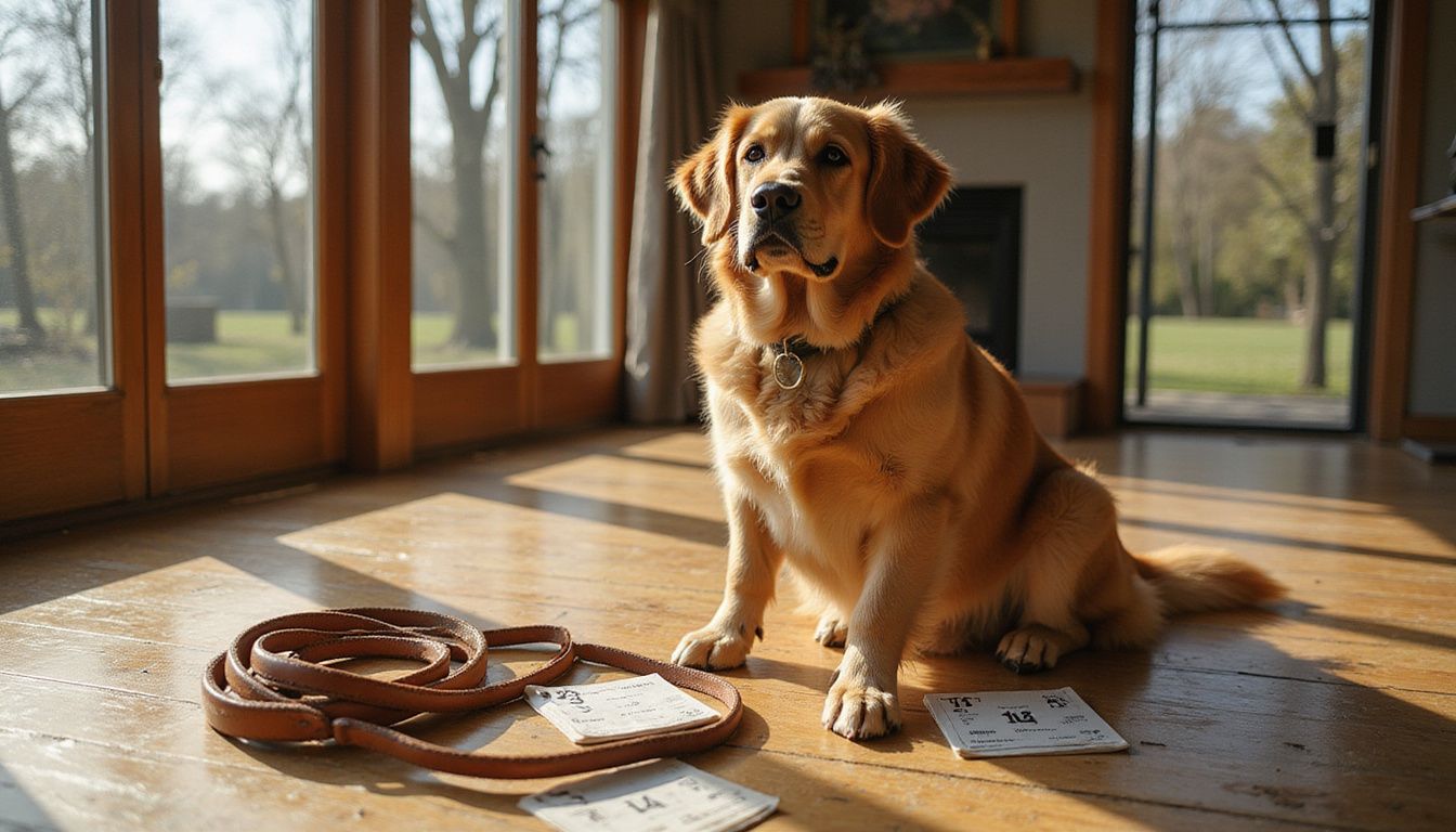 A focused golden retriever demonstrates consistent training response across three distinct environments. A focused golden retriever demonstrates consistent training response across three distinct environments.