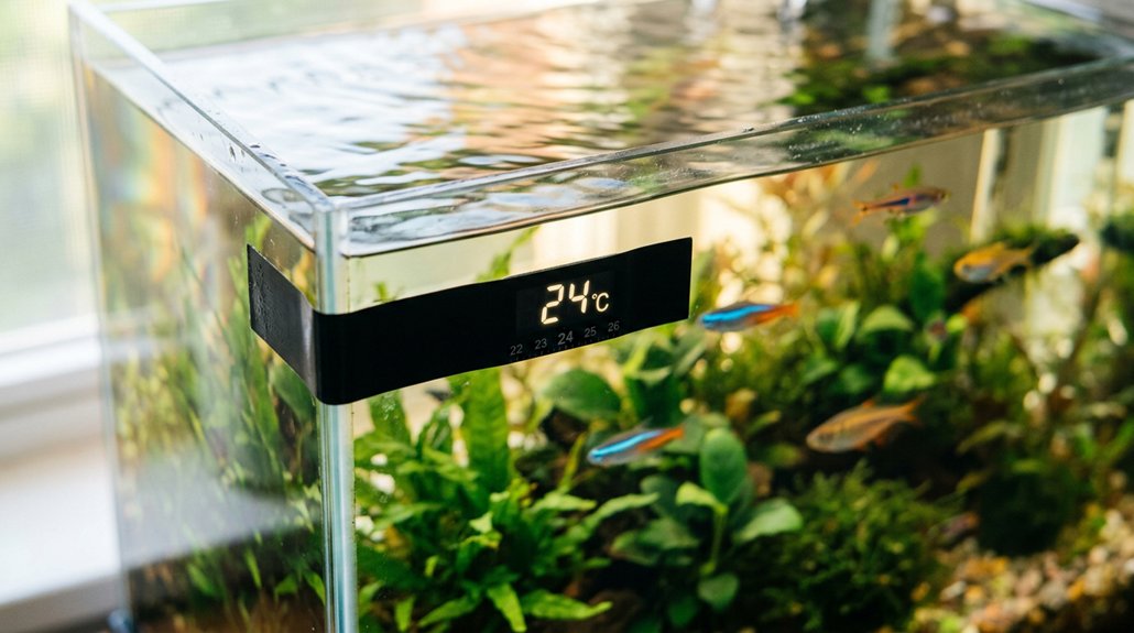 ideal aquarium water temperature