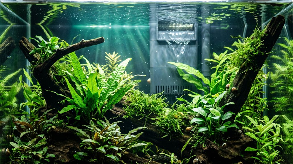live plants and filtration