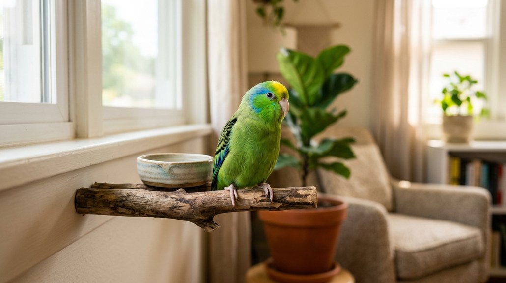 low maintenance social self entertaining birds