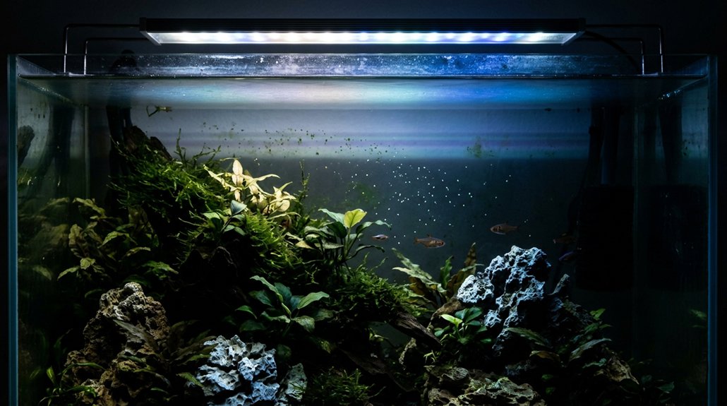 match light duration to tank