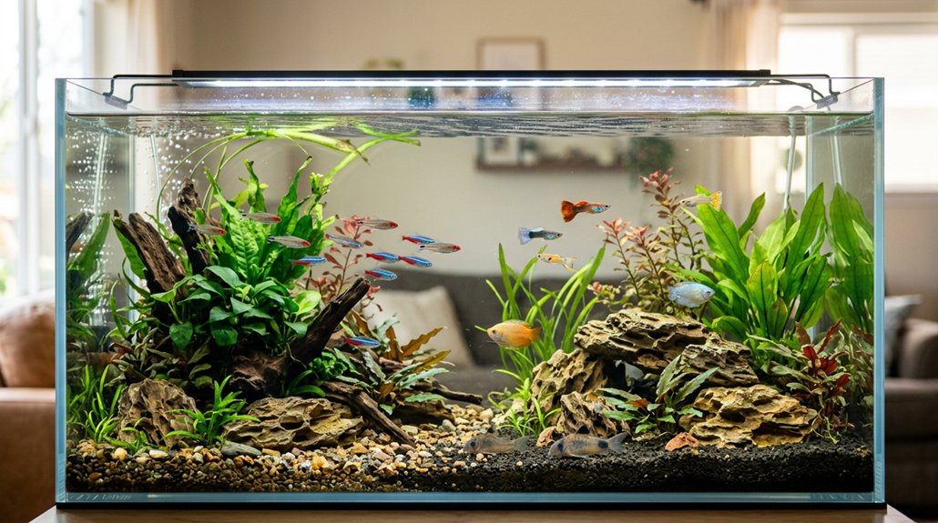 peaceful compatible schooling fish