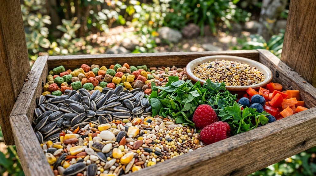 pellet based diet with veggies