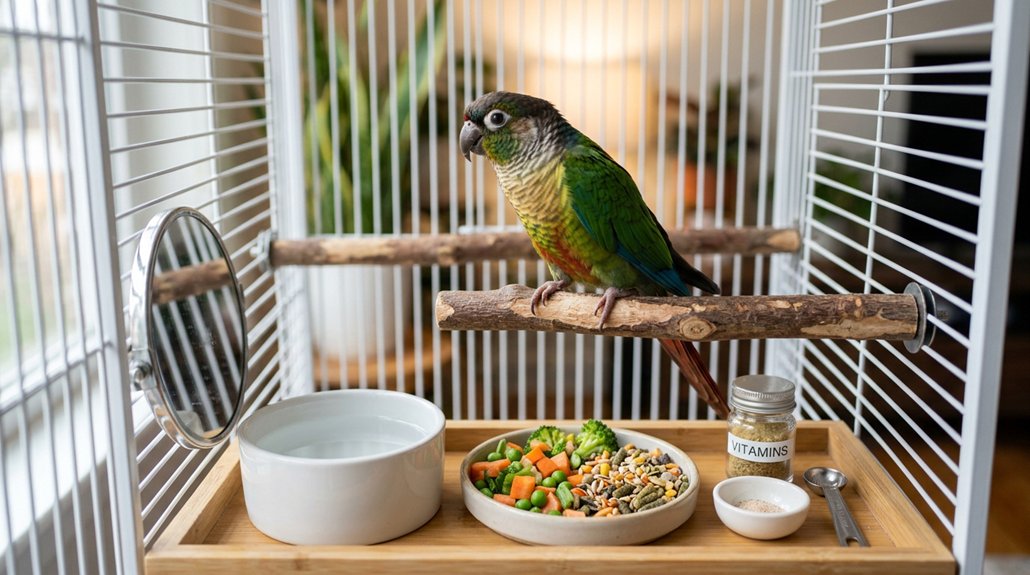 properly sized cage pellets
