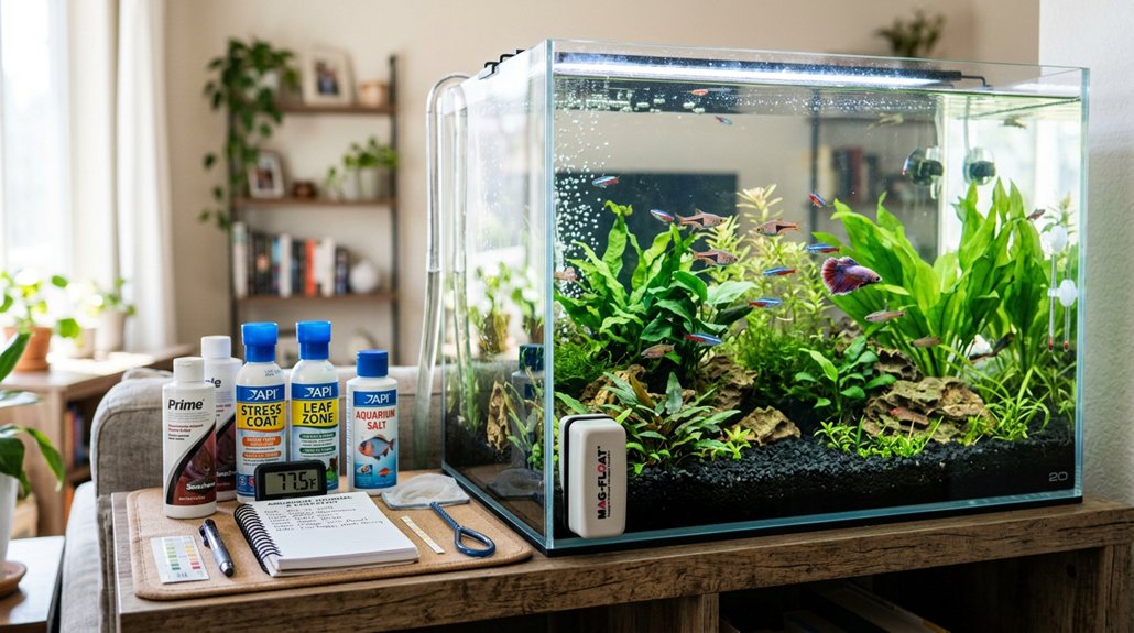 routine freshwater aquarium maintenance schedule