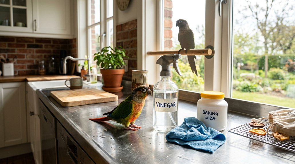 scented cleaners harm birds