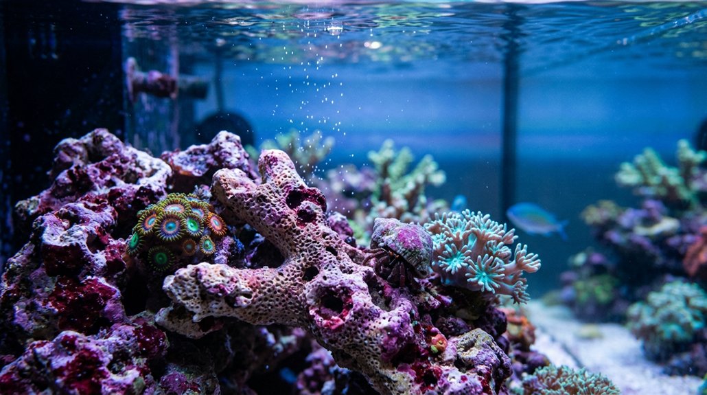 seed tank with bacteria