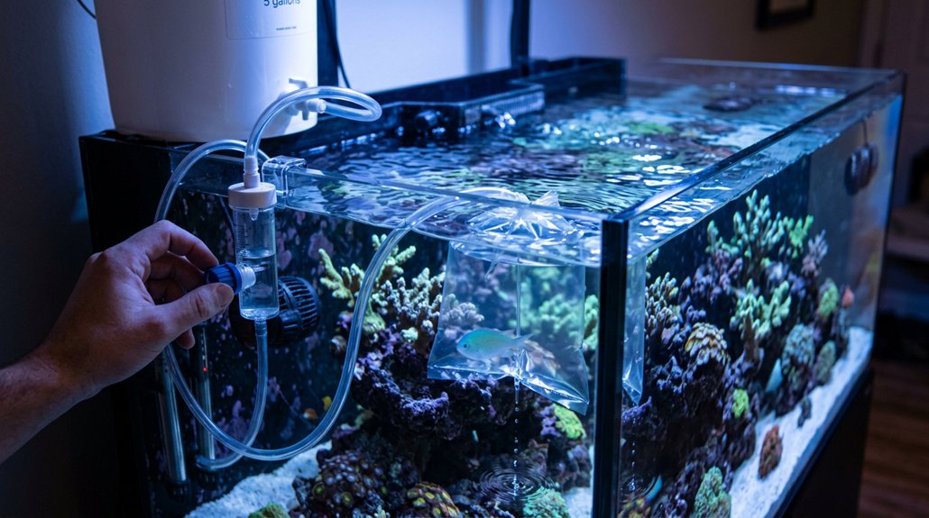 slow drip acclimation for fish