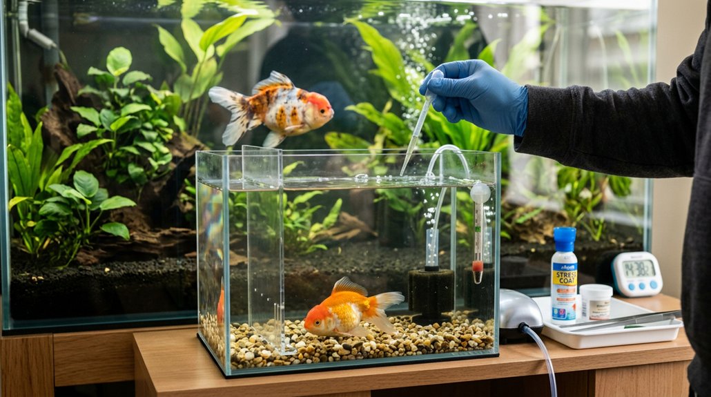 slow gradual gentle fish acclimation