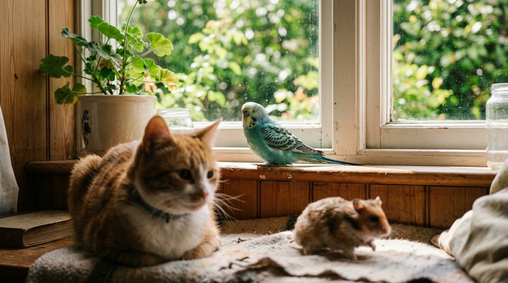 small social easy care companion birds