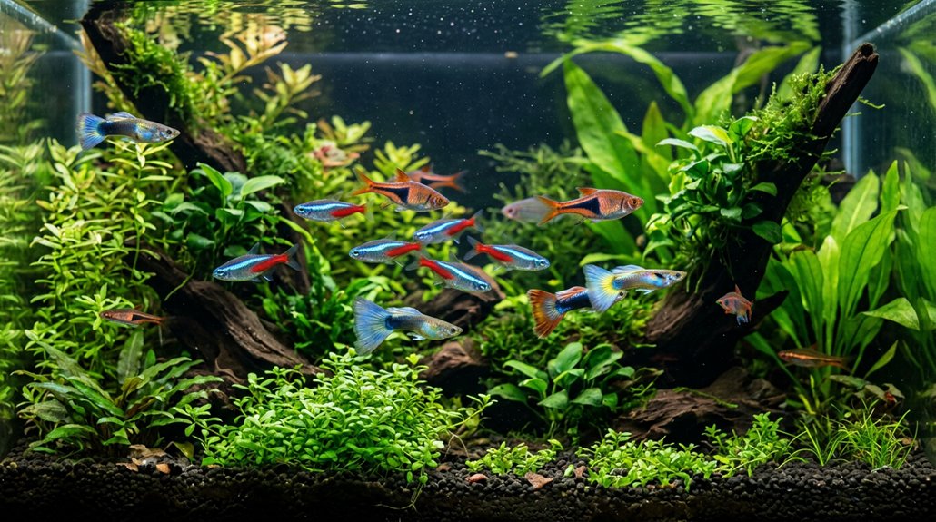 stable species matched planted community tank