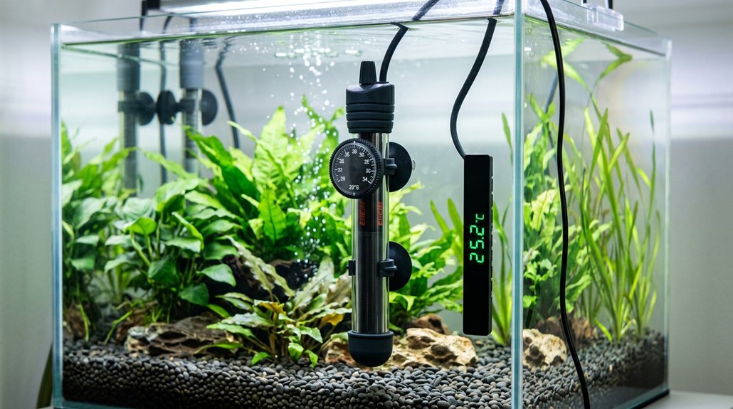 stable tropical aquarium temperature