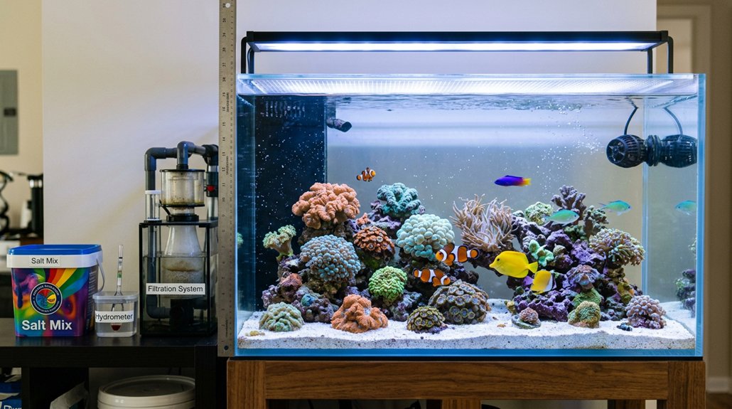 start with larger tanks