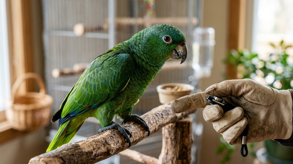 How to Train a Bird Not to Bite